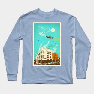 VINTAGE FLYING CAR Long Sleeve T-Shirt